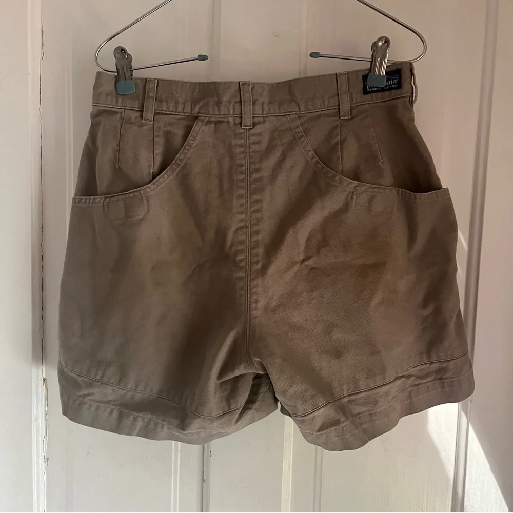 Patagonia Organic Cotton Khaki Shorts Mens Size 30 tan - Picture 2 of 8